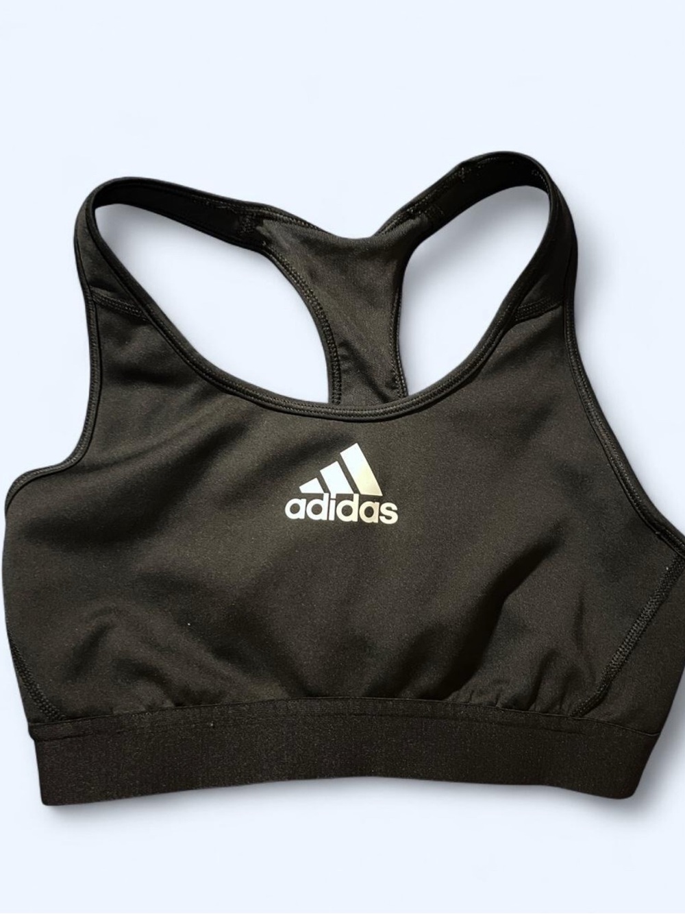 adidas Women's Black Racerback Sports Bra